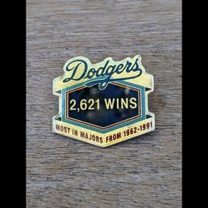 3/$15 Vintage Dodgers Baseball Most in Majors collectible pin